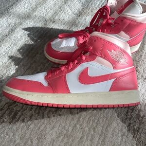 Nike Pink and White Athletic Shoes